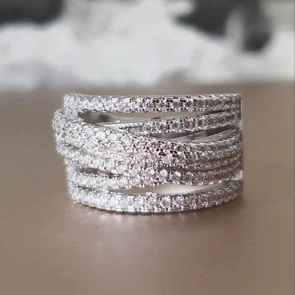 Multi Layered Diamond Ring - Picture 1 of 4